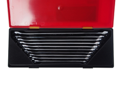 Набор ключей комбинированных 10-19мм удлиненных 10 предметов в кейсе JTC