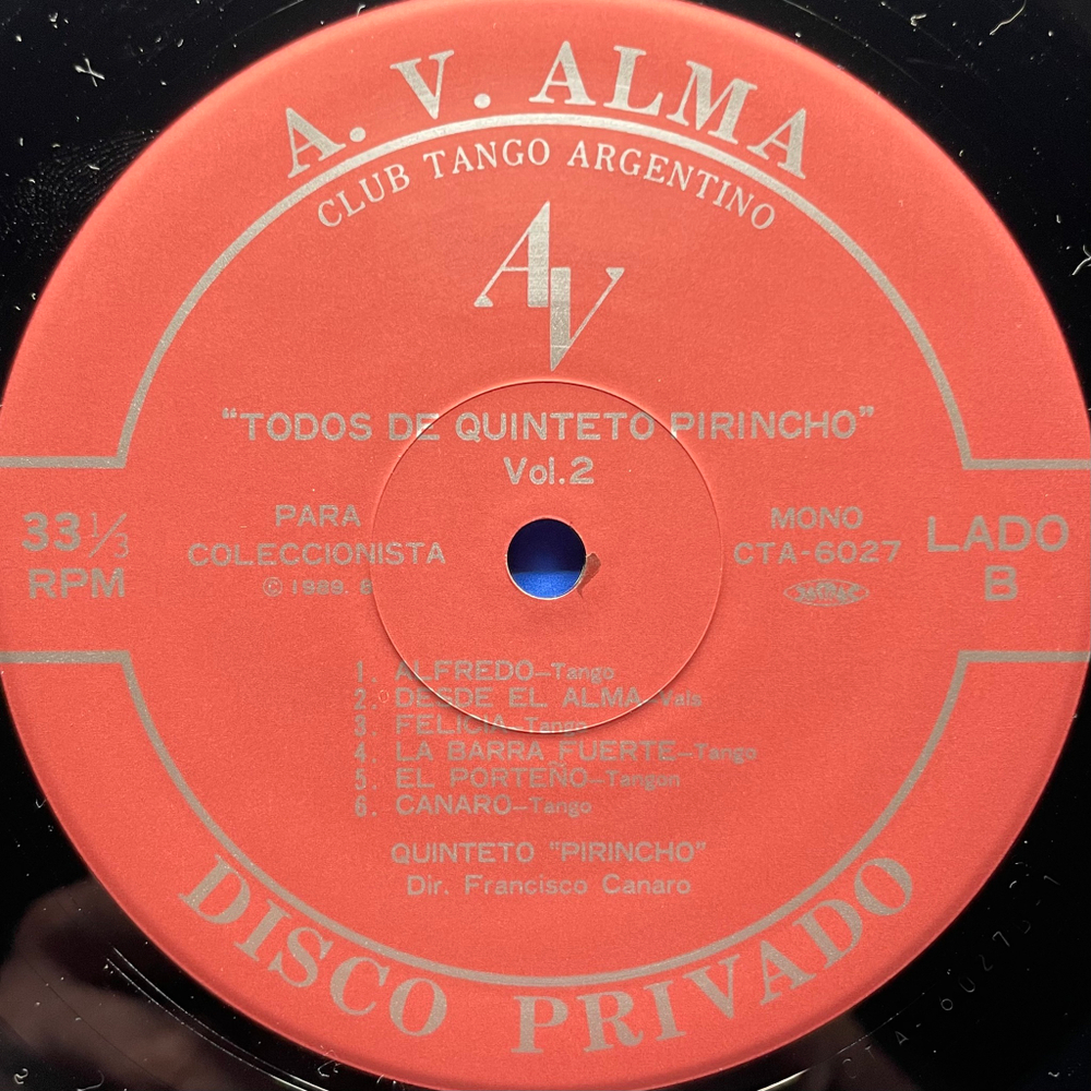 Quinteto Pirincho ‎– Todos De Quinteto Pirincho (1950-1952) 2LP (Япония 1989г.)