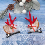 Зажим для волос карнавальный «Звон бубенчиков» 5*7 см (набор 2 шт)