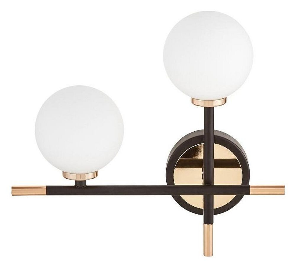 Бра LUMINA DECO Marsiada LDW 6033N-2 BK+FGD