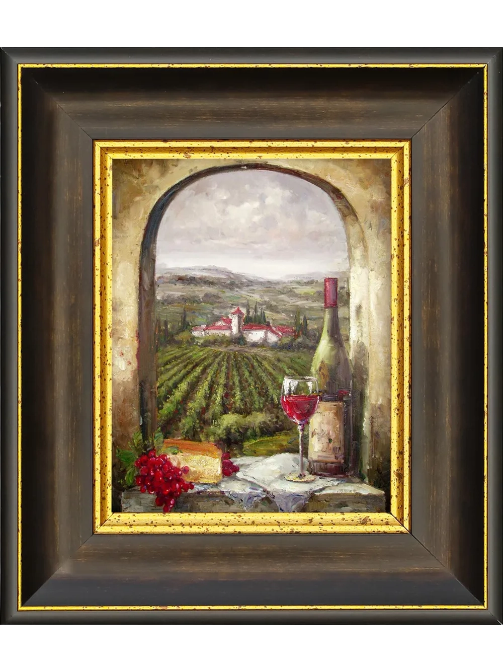 Картина настенная интерьерная в багетной раме 20*23 см