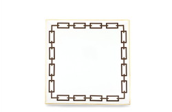 Блюдо квадратное Ricard Ginori Catene Ebano (30 см)