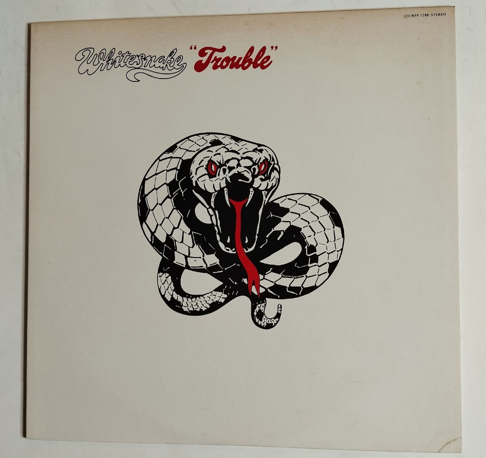 Винтажная виниловая пластинка LP Whitesnake Trouble (Japan 1979) (No Obi) (NM)