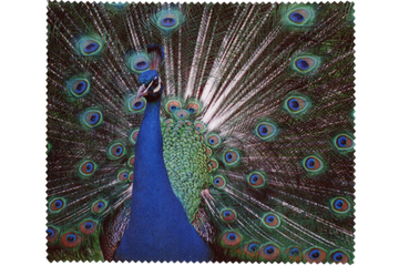 Салфетка микрофибра 15х18 (Павлин)  в  упаковке.