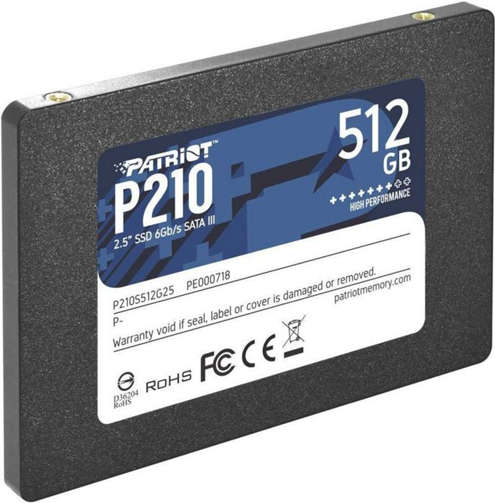 Накопитель SSD 2.5'' Patriot Memory P210S512G25