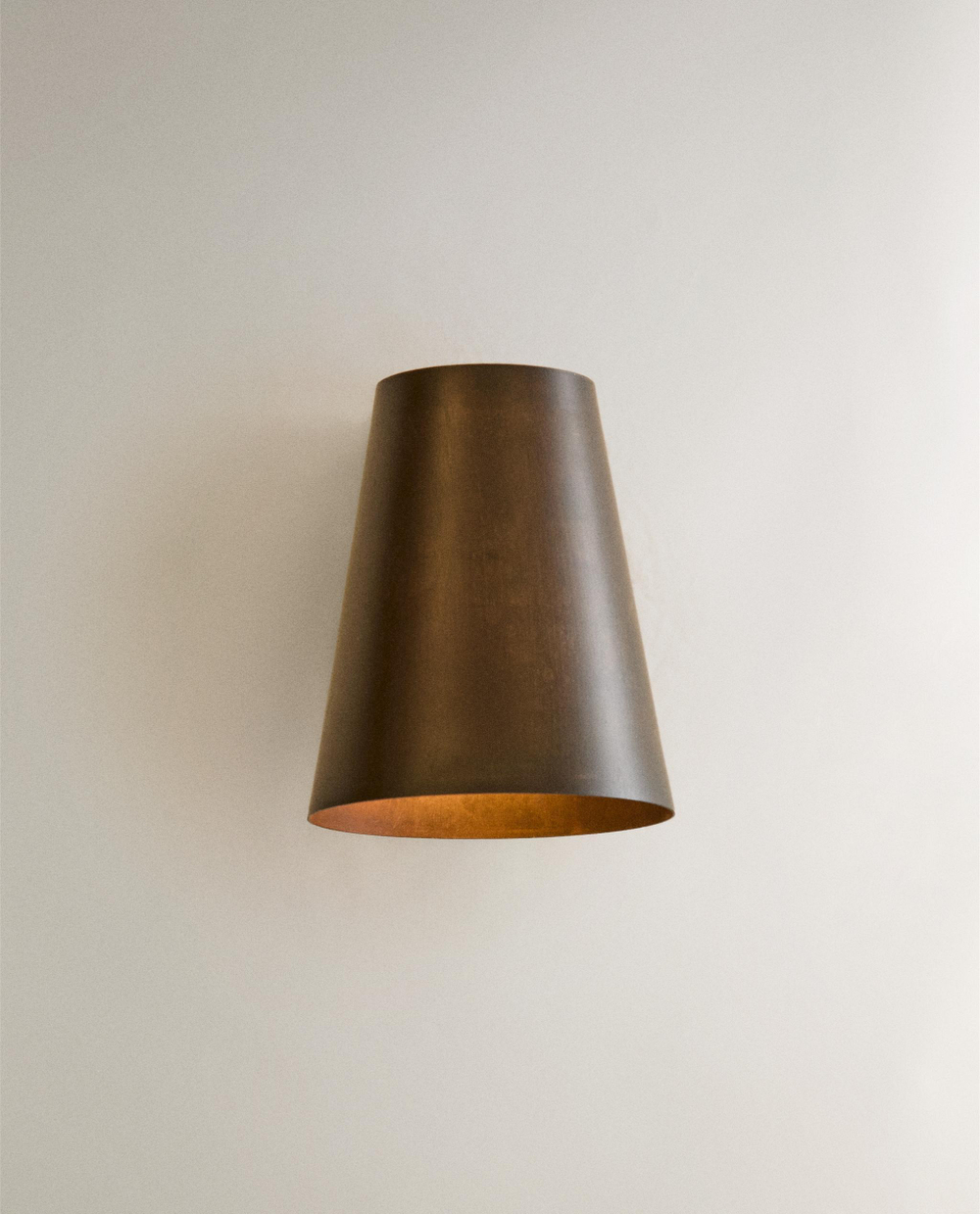 Zara Home Настенный светильник, цвет кирпичный, 12 см