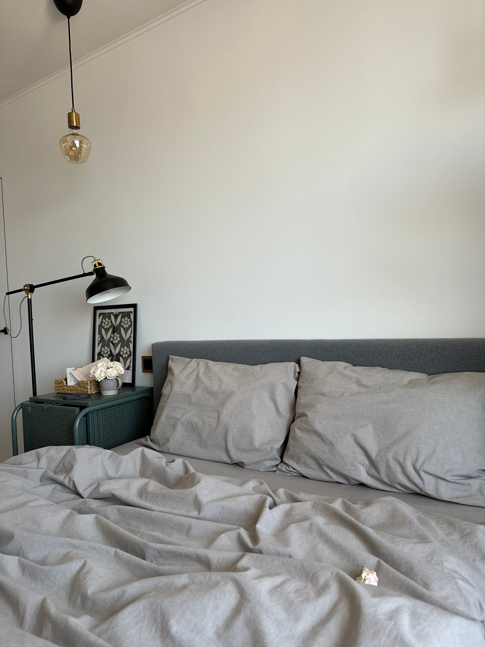 КПБ Евро с простыней на рез. 160х200 ВАРЕНЫЙ ХЛОПОК "Серо-коричневый меланж"