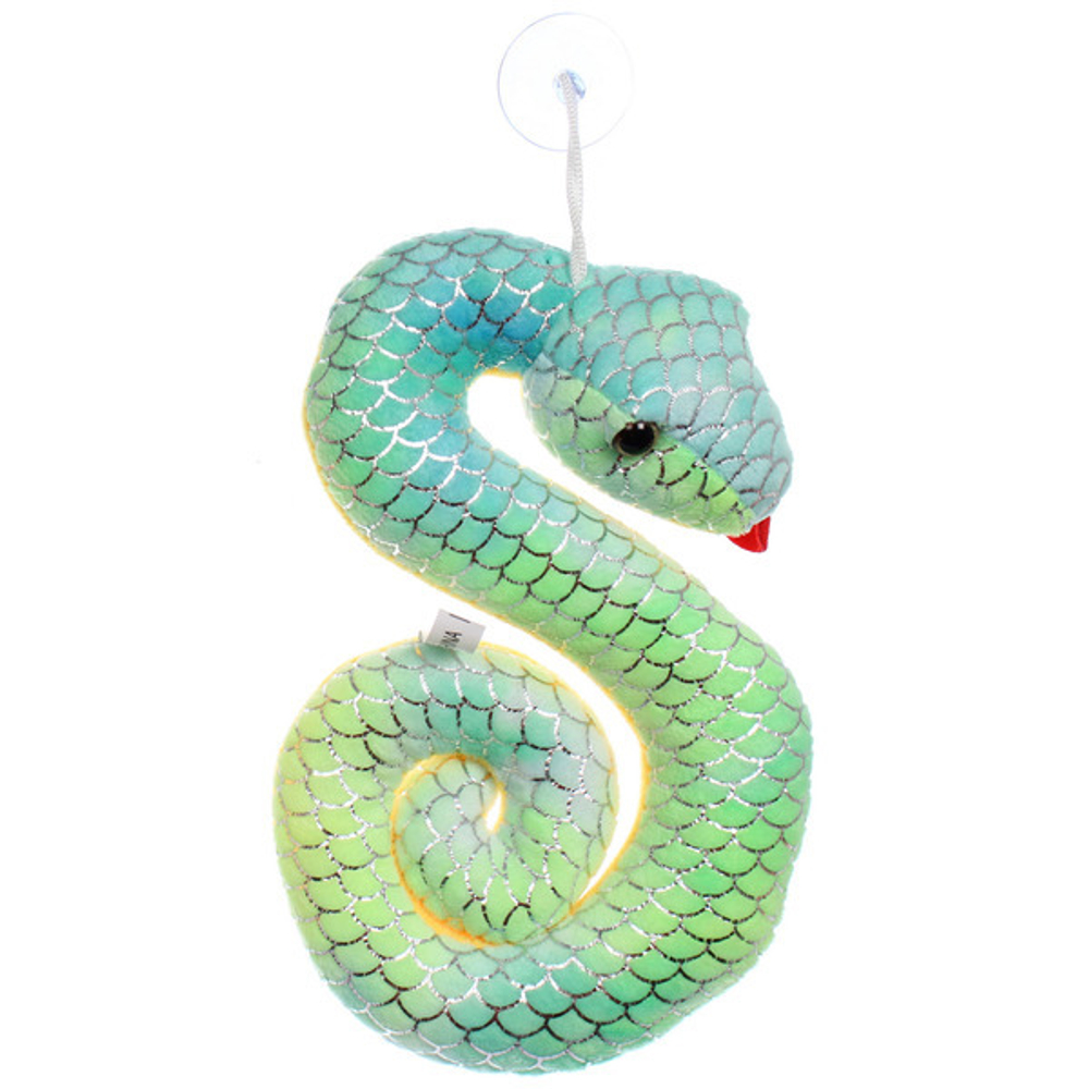 Мягкая игрушка «Змея» Изящная 19 см, микс