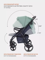 Коляска детская RANT basic "ALPINE" RA450 Green