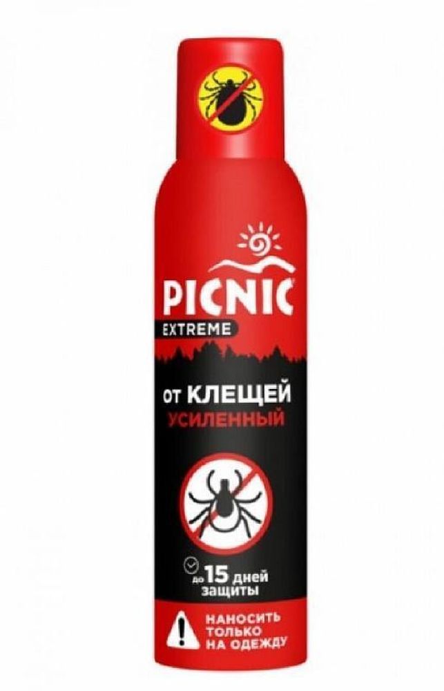 Репеллент от клещей и комаров Picnic extreme