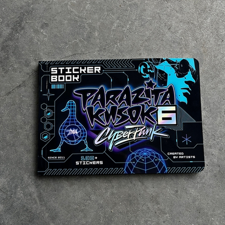 Sticker Book Parazita Kusok CyberPunk