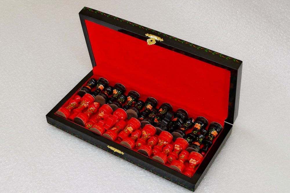 Шахматы походные "Кудрина-Хохлома"