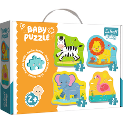 Puzzle "Baby Classic" - Animals on the safari / Trefl Baby