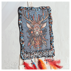 Картина из кожи «Древо Жизни»