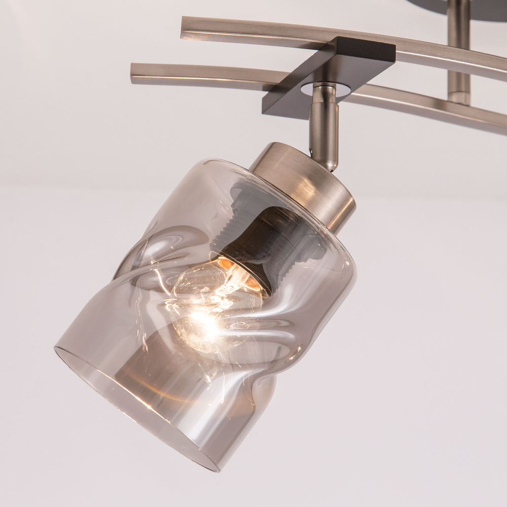 Citilux Мерида CL142125 Люстра с поворотными плафонами Матовый Хром