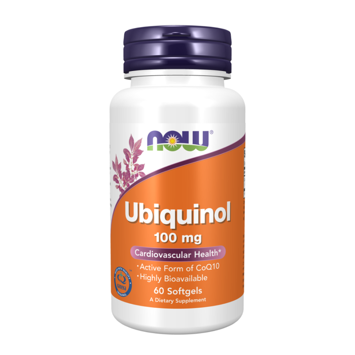 Убихинол 100 мг, Ubiquinol 100 mg, Now Foods, 60 таблеток