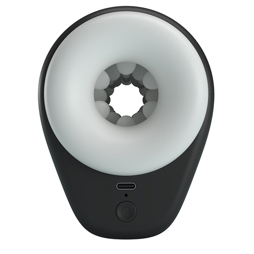 Черный автоматический вибромастурбатор 15,6см с поступательными движениями Pretty Love Masturbator DJ Girl Black BM-00900T92