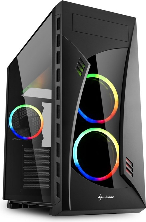 Корпус Sharkoon Night Shark RGB черный