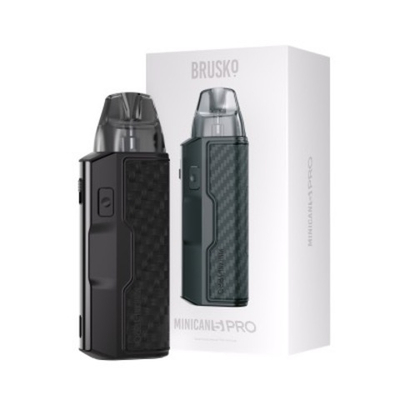 Brusko Minican 5 PRO, 1400 mAh, Черный карбон