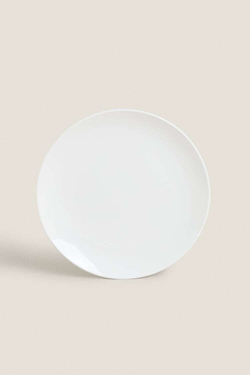 ZARA HOME ТАРЕЛКА ДЛЯ УЖИНА ИЗ КЕРАМОГРАНИТА, БЕЛЫЙ