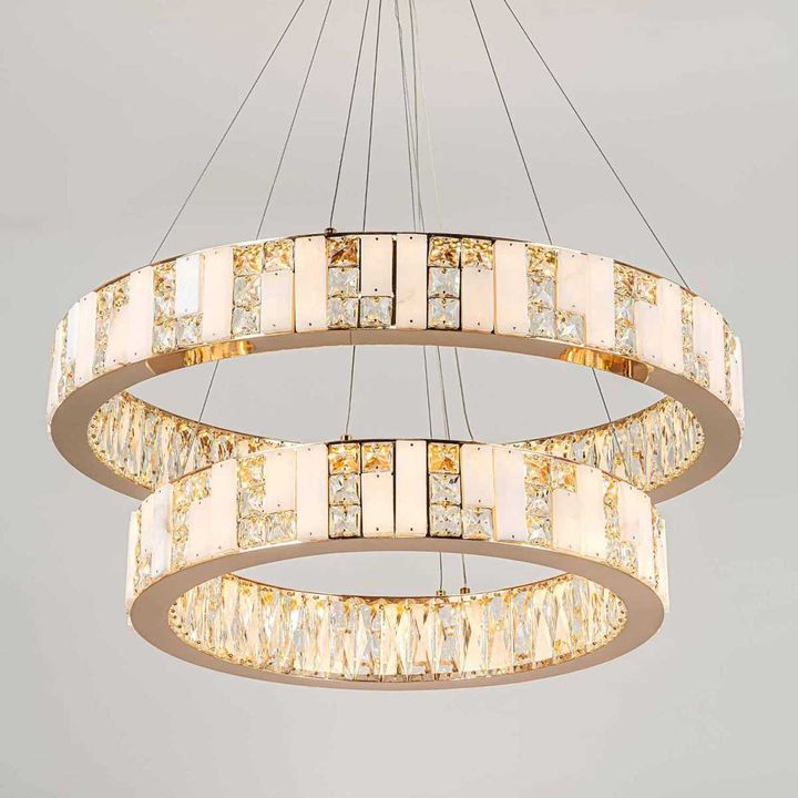 Подвесная светодиодная люстра Modelux Premium ML.6985.800.600P GD