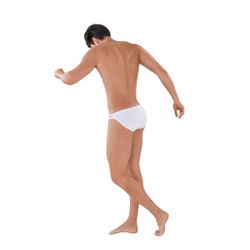 Мужские трусы слипы белые Clever ORIGEN LATIN BRIEF 087401