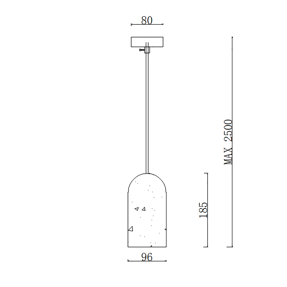 Подвесной светильник RUNEL green