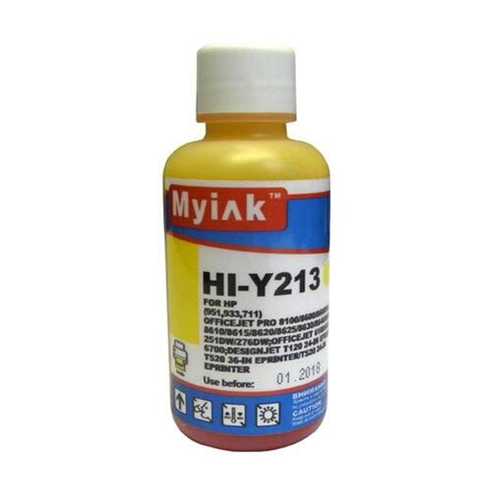 Чернила для HP (933/951) (100мл, yellow, Dye) HI-Y213 Gloria™ MyInk