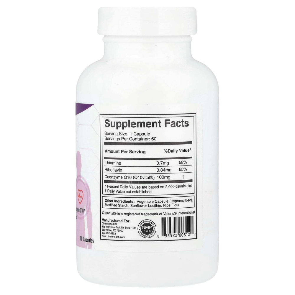 Divine Health, Q10 Vital, 60 капсул