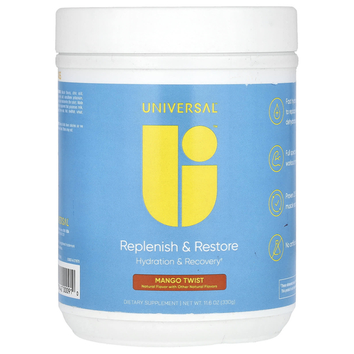 Universal U, Replenish & Restore, манго, 330 г.