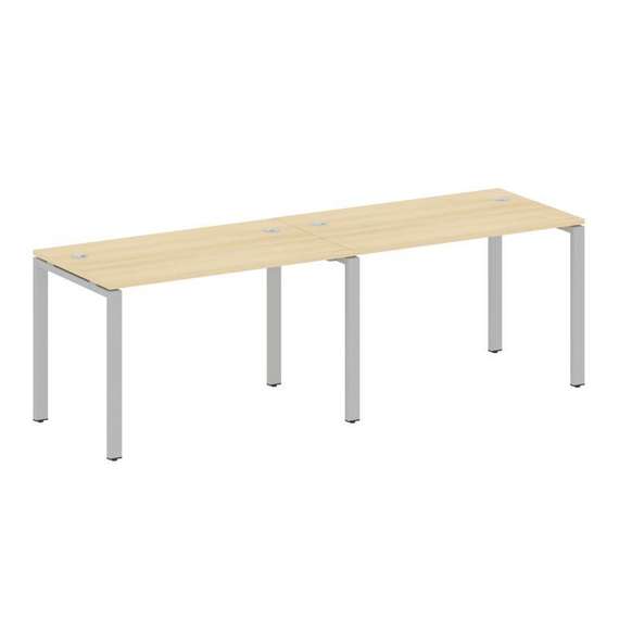 Метал Систем Рабочая станция на 2 места на П-образном м/к БП.СМ-2.2