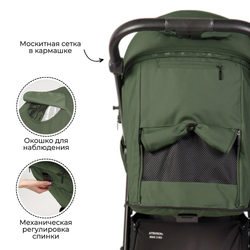 Прогулочная коляска BubaGO Bass Light