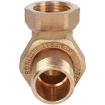 Американка STOUT угловая 1/2" ВР/НР конусное уплотнение (металл по металлу)