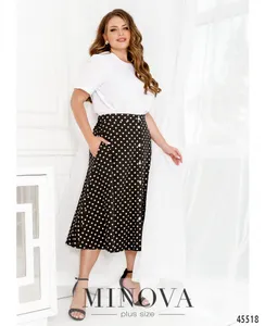 Костюм 2284-черный-белый Minova