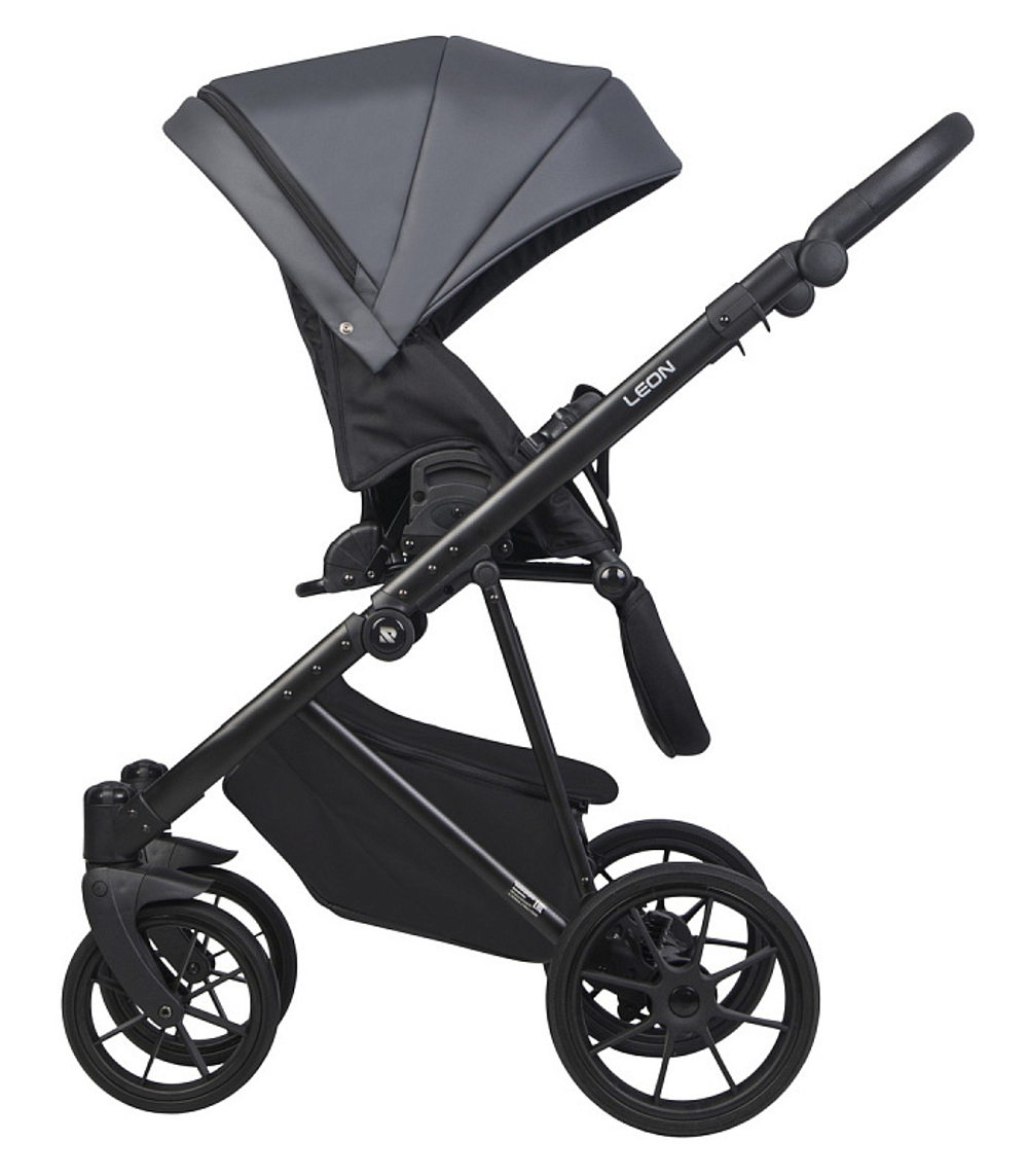 Детская коляска Riko Basic Leon 2 в 1 03 Grafite графит
