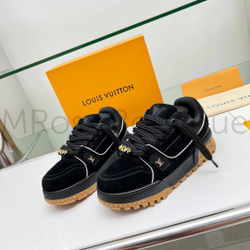 Черные кроссовки LV Trainer Maxi Louis Vuitton
