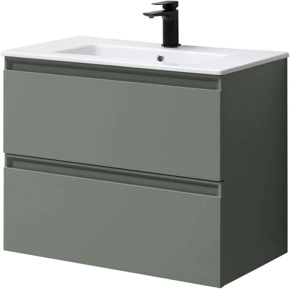 Тумба с раковиной Allen Brau Eclipse 1.E1002.CGM 80 cement grey matt