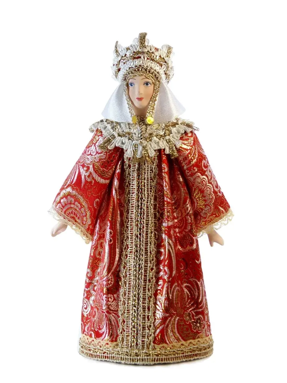 Кукла фарфоровая Царица в праздничном одеянии
