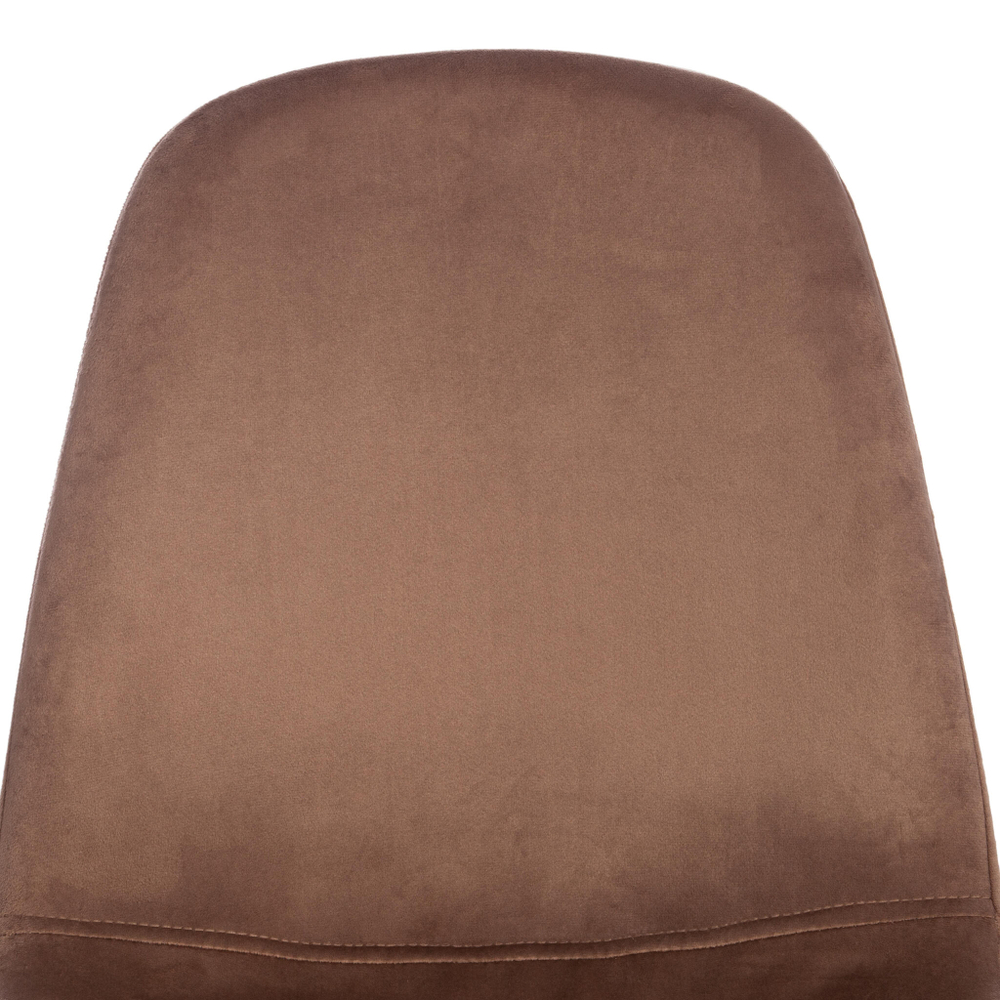 Стул BREEZE (mod. 4724) Велюр/металл , 44 х 53 х 87 см, Brown (коричневый) HLR11 / орех