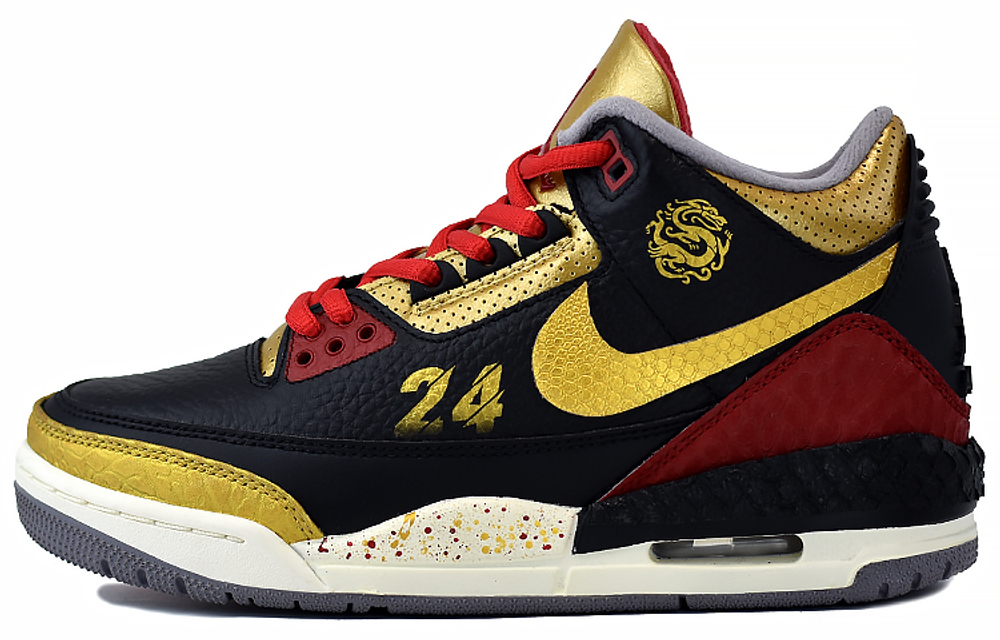 Кроссовки Jordan Air Jordan 3 Retro"Black Gold (Женская размерная сетка)
