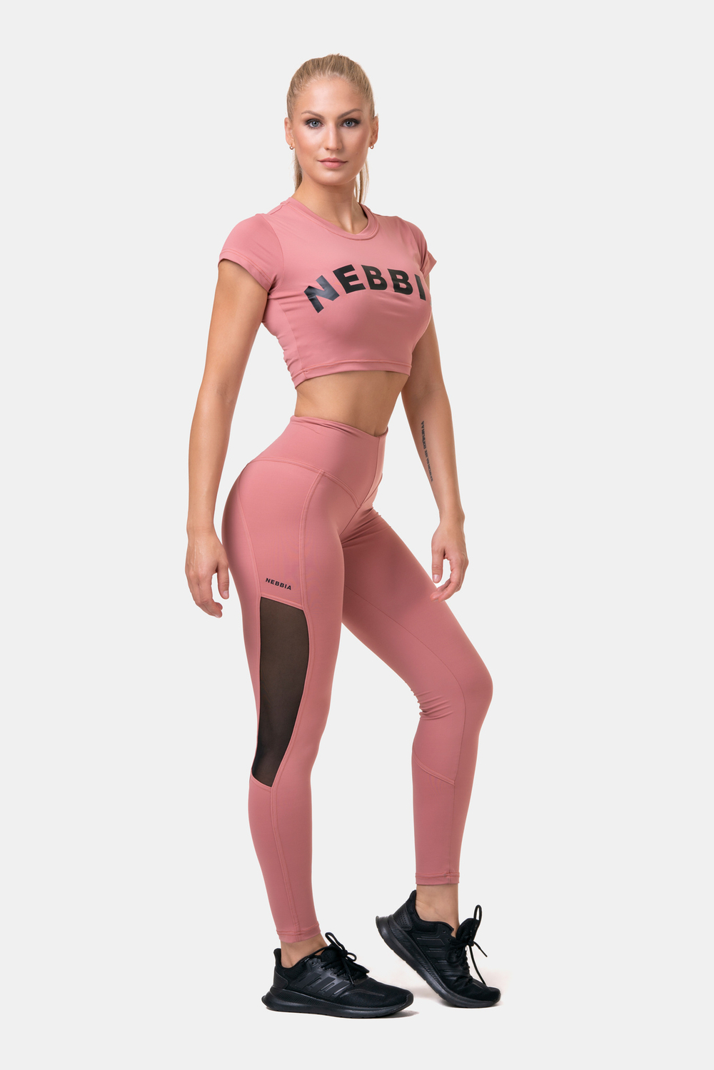 Топ женский Short Sleeve Sporty Crop Top 584 Розовый