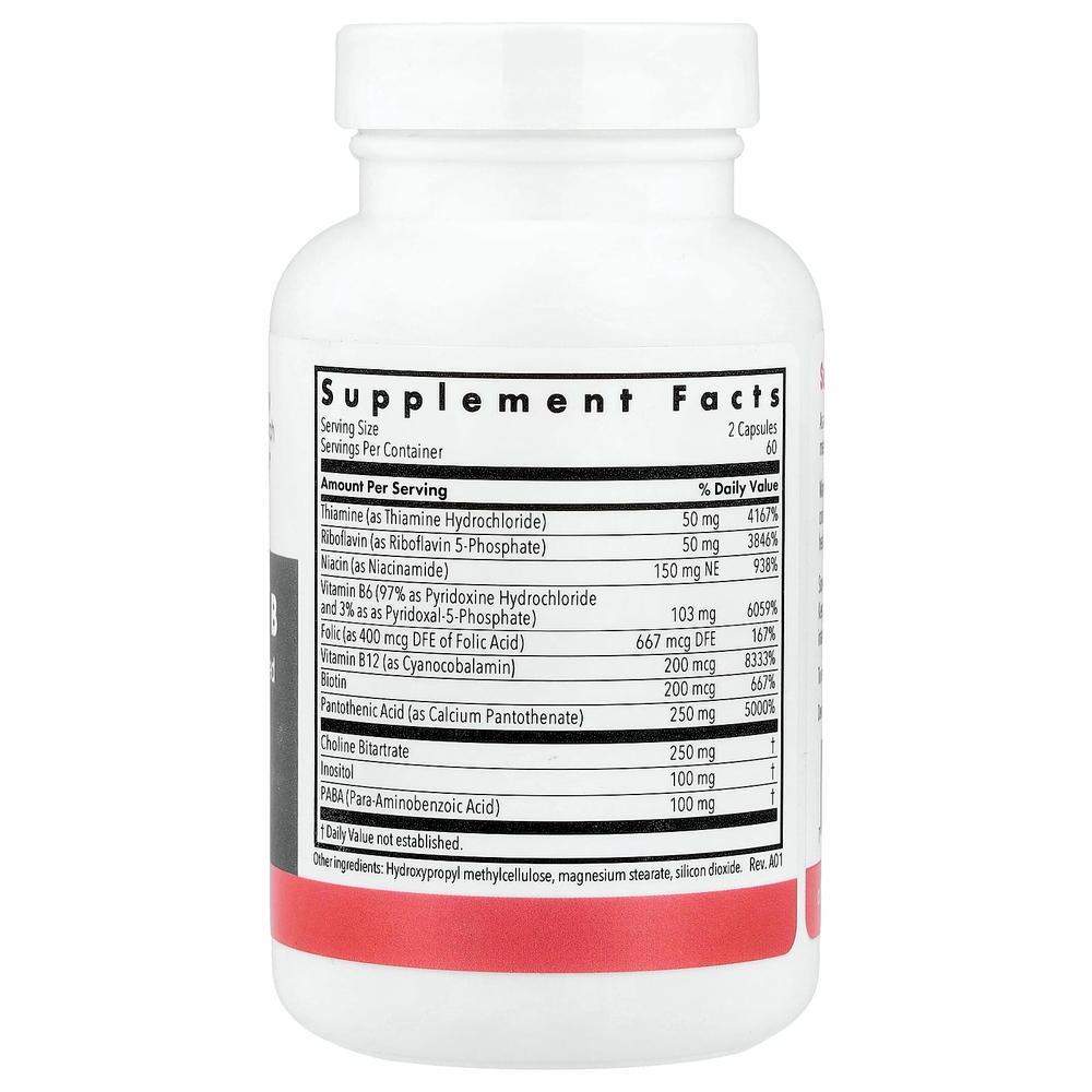 Allergy Research Group, Super Vitamin B, 120 вегетарианских капсул