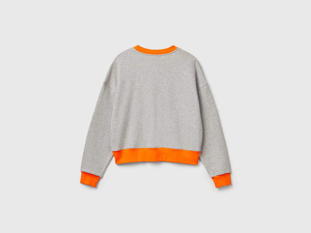 Benetton Толстовка из 100% хлопка с принтом «Stranger Things», разноцветный