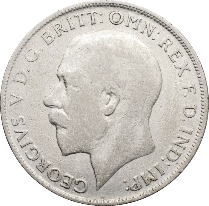 2 шиллинга (флорин) 1922 Великобритания VF
