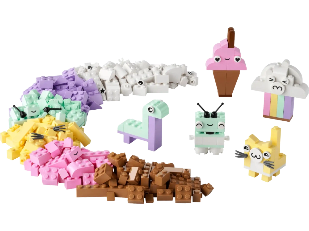 Конструктор LEGO Classic 11028 Творческое веселье постельных тонов