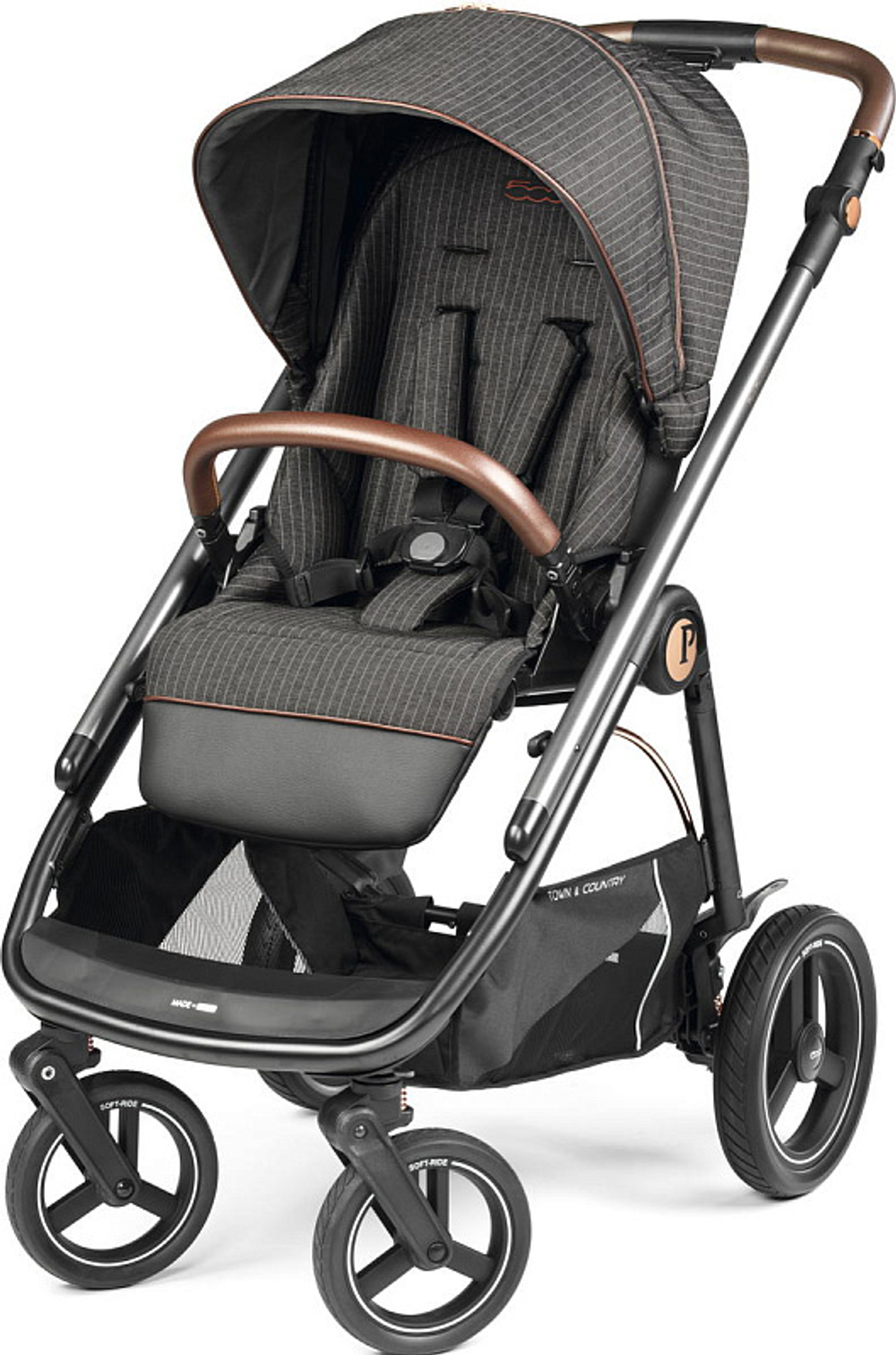 Коляска 3 в 1 Peg Perego Veloce TC Belvedere Lounge Fiat 500