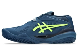 Мужские кроссовки теннисные Asics Gel-Resolution X Clay - mako blue/safety yellow