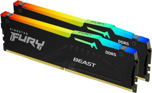 Модуль памяти Kingston Fury Beast RGB EXPO KF560C36BBE2AK2-32 DDR5 DIMM 32G KIT (2x16) 6000MHz CL36