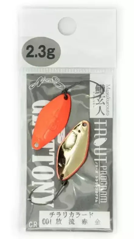 Колеблющаяся блесна Nories Masukurouto Gluttony, 2.3 г, 001