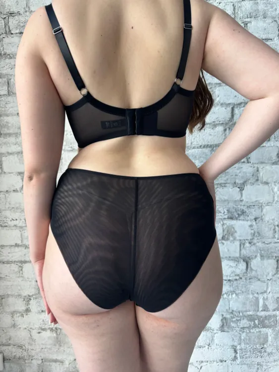 Трусы Egot слипы высокие (черный)